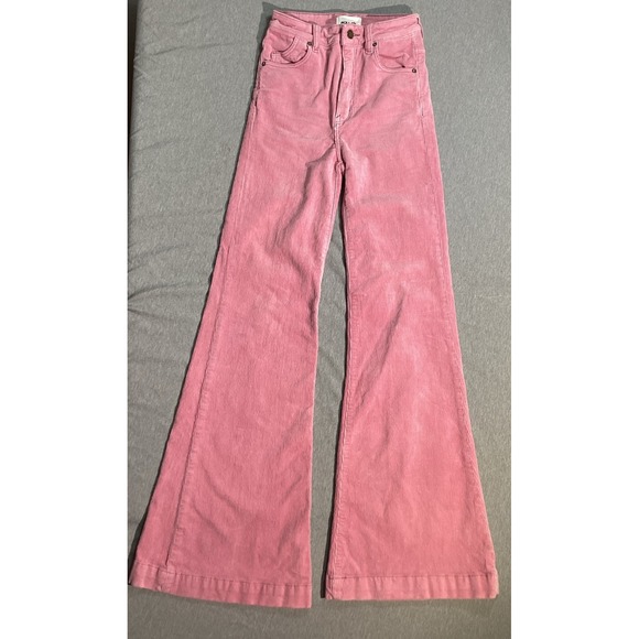 ROLLA'S Denim - ROLLA'S Eastcoast Flare High Rise Corduroy Size 24 24x30 Pink !!Very Soft!!